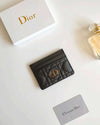 Black Supple Dior Card Holder