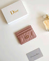 Hydrangea Pink Dior Card Holder