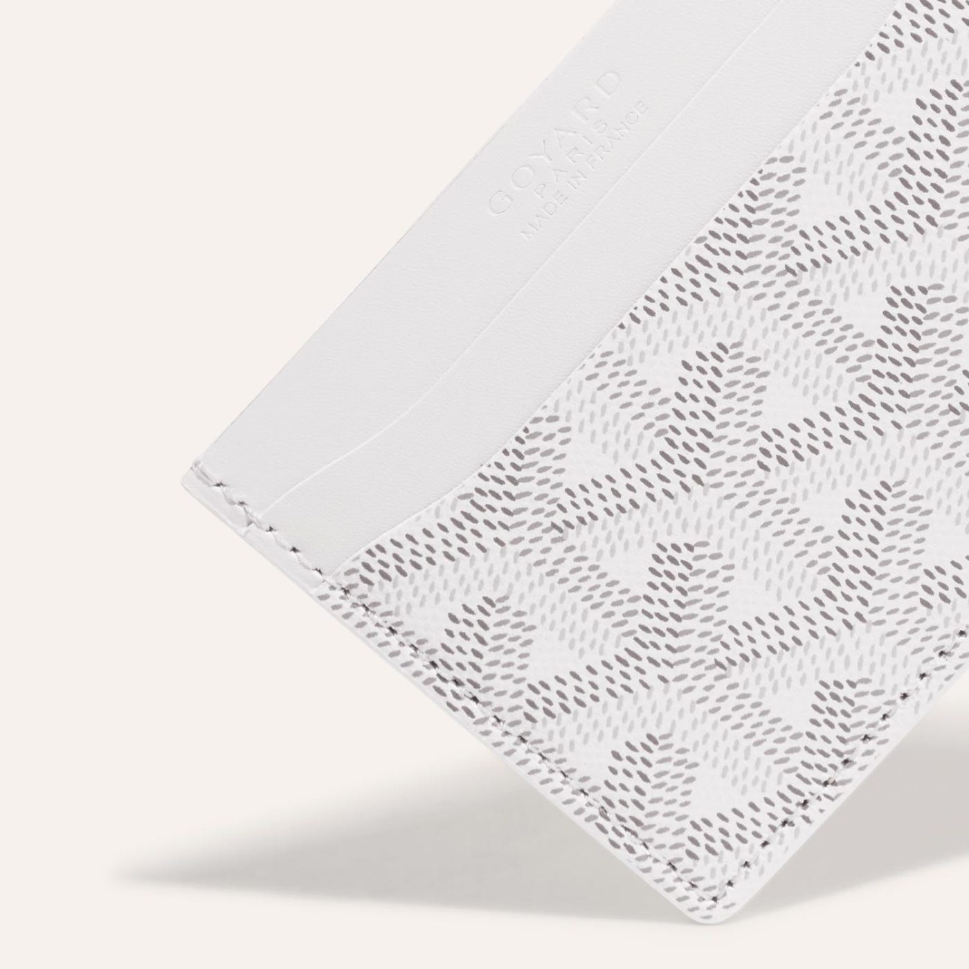 White Goyard Saint-Sulpice Card Holder