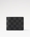 Gray/Black Louis Vuitton Slender Damier Graphite